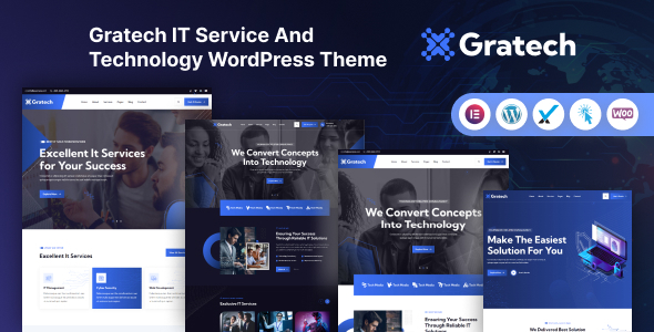 Gratech Preview Wordpress Theme - Rating, Reviews, Preview, Demo & Download