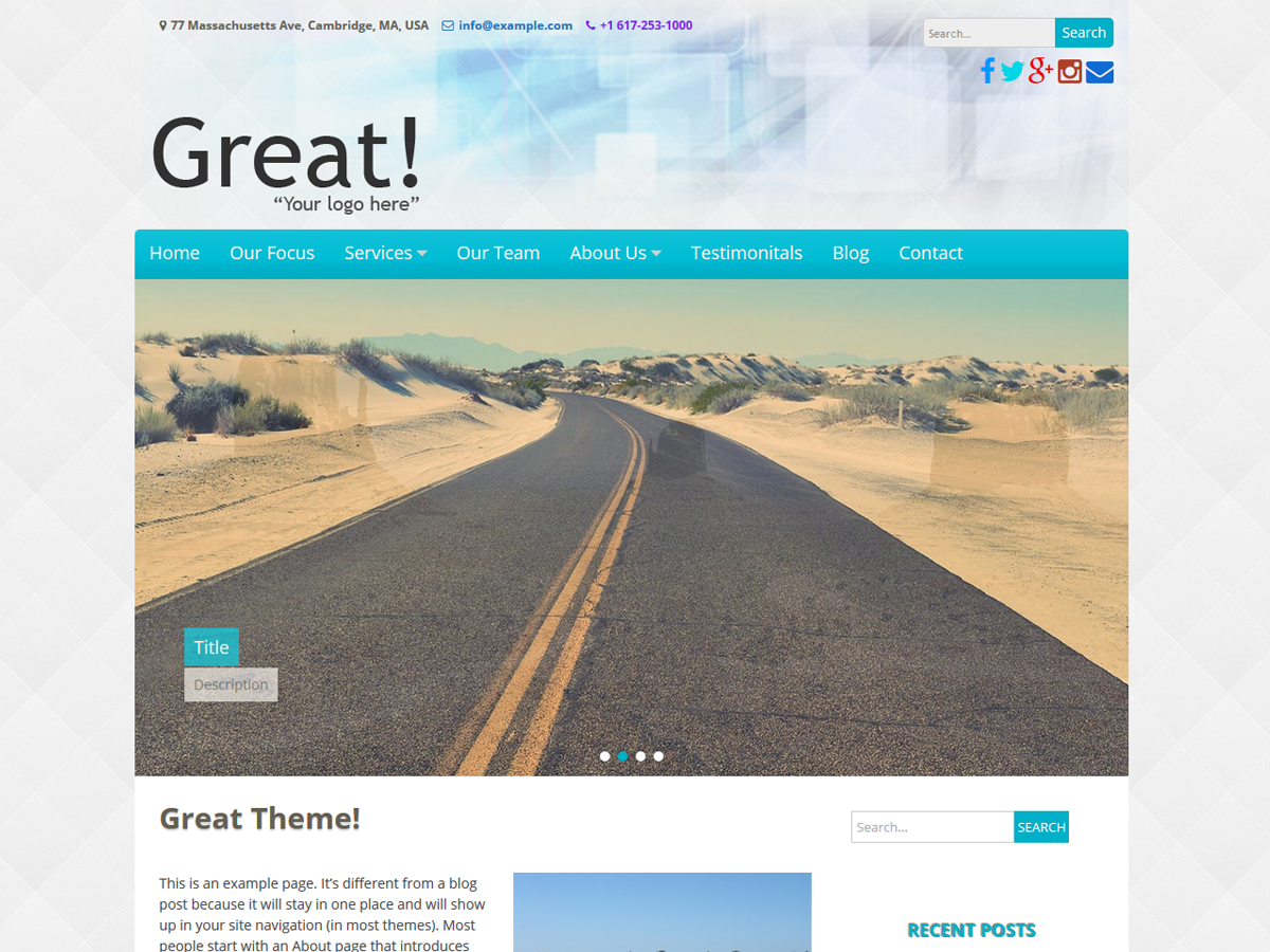 Great Preview Wordpress Theme - Rating, Reviews, Preview, Demo & Download