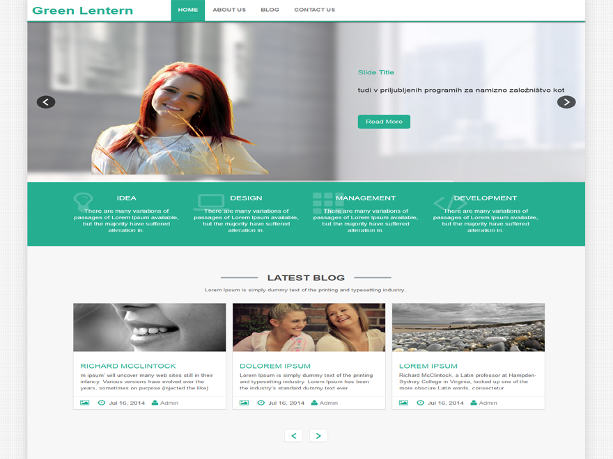 Green Preview Wordpress Theme - Rating, Reviews, Preview, Demo & Download