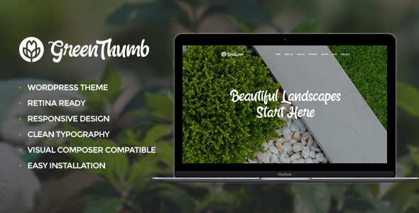 Green Thumb Preview Wordpress Theme - Rating, Reviews, Preview, Demo & Download