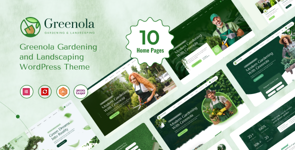 Greenola Preview Wordpress Theme - Rating, Reviews, Preview, Demo & Download