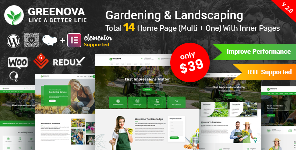 Greenova Preview Wordpress Theme - Rating, Reviews, Preview, Demo & Download