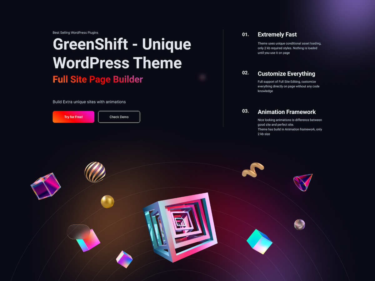 Greenshift Preview Wordpress Theme - Rating, Reviews, Preview, Demo & Download