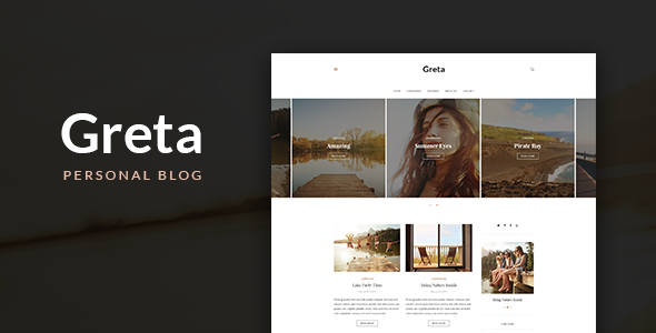 Greta Preview Wordpress Theme - Rating, Reviews, Preview, Demo & Download