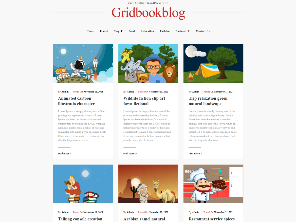 Gridbook Blog Preview Wordpress Theme - Rating, Reviews, Preview, Demo & Download