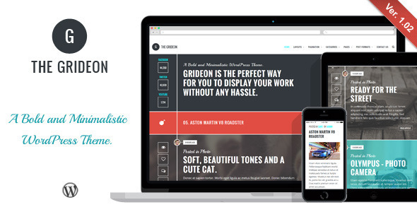 Grideon Preview Wordpress Theme - Rating, Reviews, Preview, Demo & Download