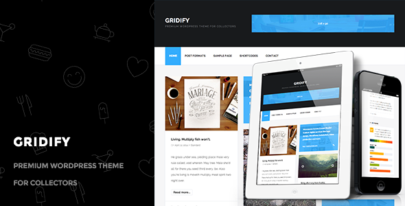 Gridify Preview Wordpress Theme - Rating, Reviews, Preview, Demo & Download