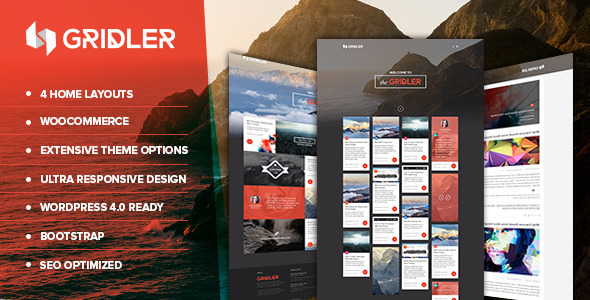 Gridler Preview Wordpress Theme - Rating, Reviews, Preview, Demo & Download