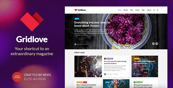 Gridlove Preview Wordpress Theme - Rating, Reviews, Preview, Demo & Download