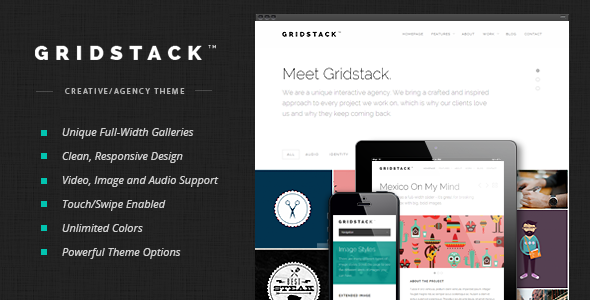 GridStack Preview Wordpress Theme - Rating, Reviews, Preview, Demo & Download