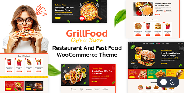 GrillFood Preview Wordpress Theme - Rating, Reviews, Preview, Demo & Download