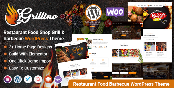 Grillino Preview Wordpress Theme - Rating, Reviews, Preview, Demo & Download