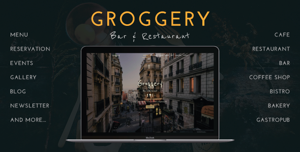 Groggery Preview Wordpress Theme - Rating, Reviews, Preview, Demo & Download
