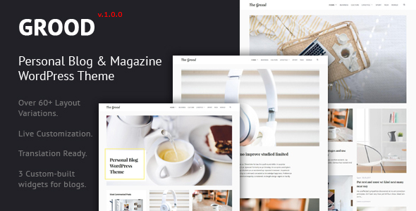 Grood Preview Wordpress Theme - Rating, Reviews, Preview, Demo & Download