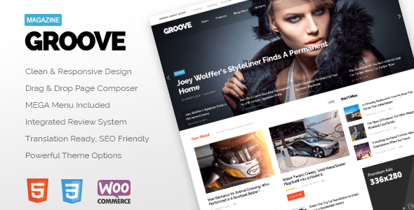 GROOVE Preview Wordpress Theme - Rating, Reviews, Preview, Demo & Download