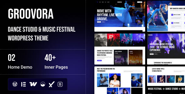 Groovora Preview Wordpress Theme - Rating, Reviews, Preview, Demo & Download