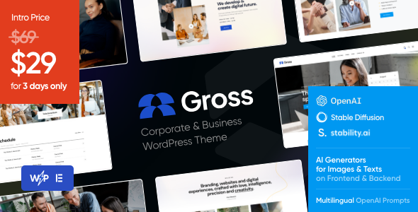 Gross Preview Wordpress Theme - Rating, Reviews, Preview, Demo & Download