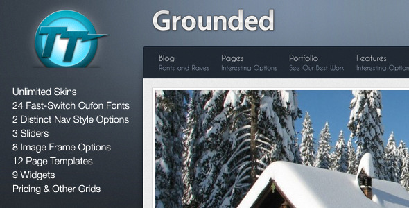 Grounded Preview Wordpress Theme - Rating, Reviews, Preview, Demo & Download