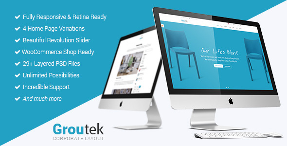 Groutek Preview Wordpress Theme - Rating, Reviews, Preview, Demo & Download