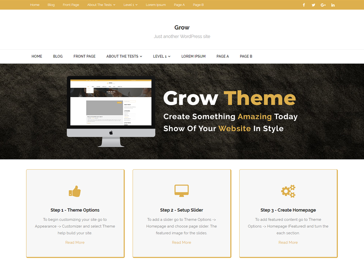 Grow EBusiness Preview Wordpress Theme - Rating, Reviews, Preview, Demo & Download