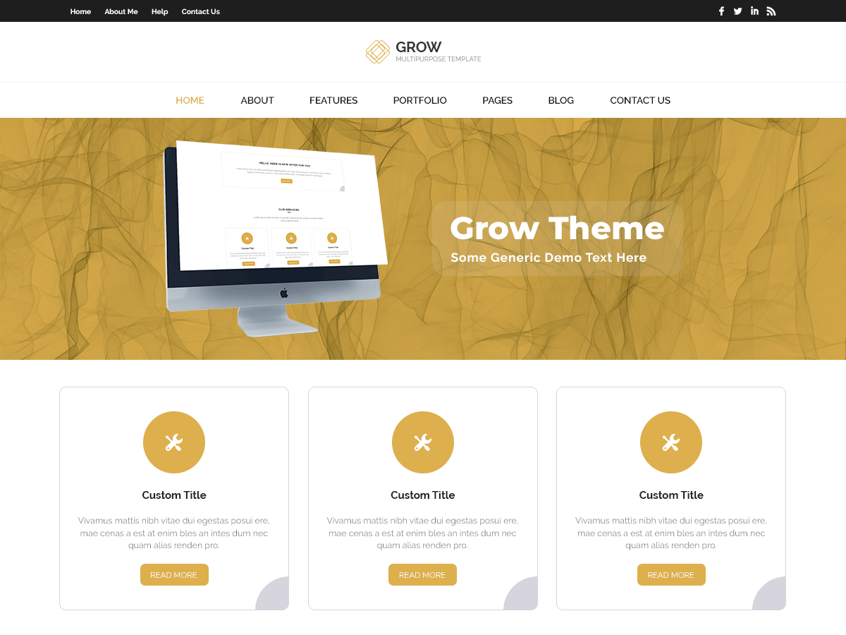 Grow Grid Preview Wordpress Theme - Rating, Reviews, Preview, Demo & Download