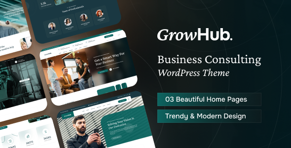 GrowHub Preview Wordpress Theme - Rating, Reviews, Preview, Demo & Download