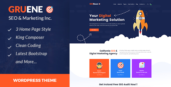 Gruene Preview Wordpress Theme - Rating, Reviews, Preview, Demo & Download