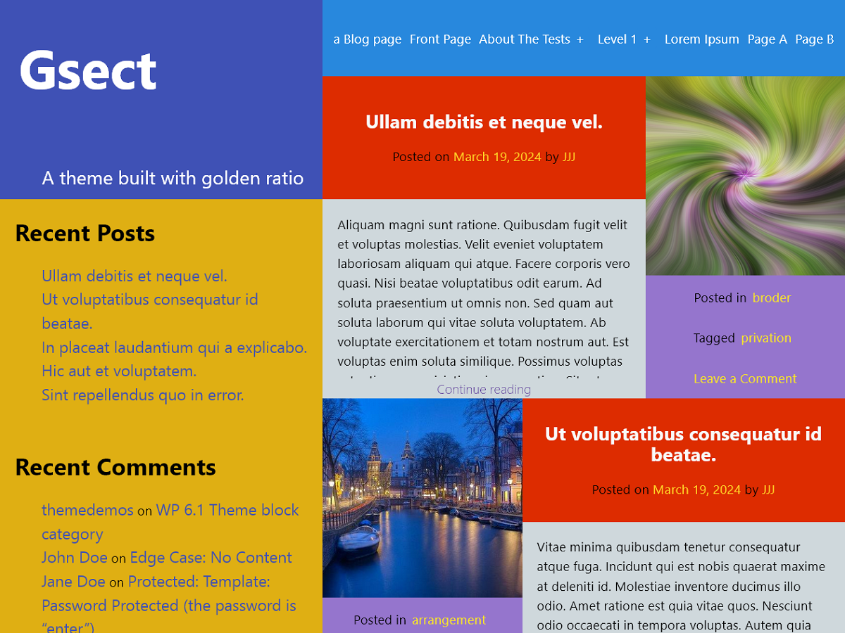 Gsect Preview Wordpress Theme - Rating, Reviews, Preview, Demo & Download