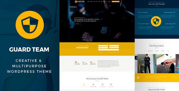 Guard Team Preview Wordpress Theme - Rating, Reviews, Preview, Demo & Download