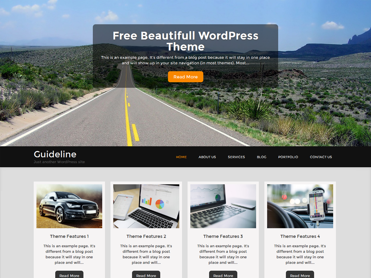 Guideline Preview Wordpress Theme - Rating, Reviews, Preview, Demo & Download
