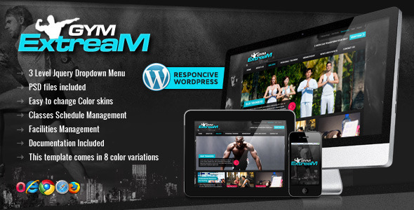 Gym Extream Preview Wordpress Theme - Rating, Reviews, Preview, Demo & Download