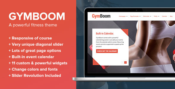 GymBoom Preview Wordpress Theme - Rating, Reviews, Preview, Demo & Download