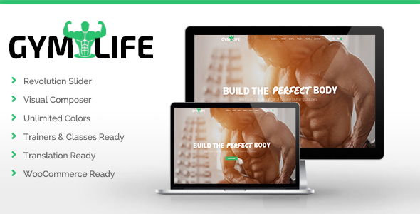 GymLife Preview Wordpress Theme - Rating, Reviews, Preview, Demo & Download