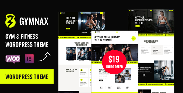 Gymnax Preview Wordpress Theme - Rating, Reviews, Preview, Demo & Download