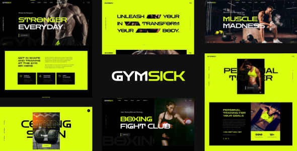 Gymsick Preview Wordpress Theme - Rating, Reviews, Preview, Demo & Download