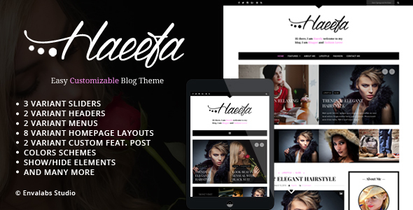 Haeefa Preview Wordpress Theme - Rating, Reviews, Preview, Demo & Download