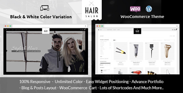 Hair Salon Preview Wordpress Theme - Rating, Reviews, Preview, Demo & Download
