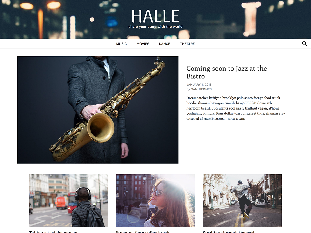 Halle Preview Wordpress Theme - Rating, Reviews, Preview, Demo & Download
