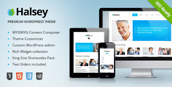 Halsey Preview Wordpress Theme - Rating, Reviews, Preview, Demo & Download