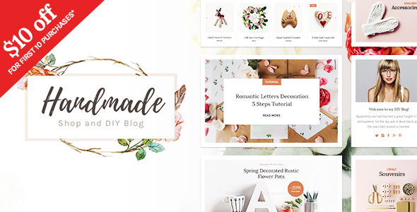 Handmade Shop Preview Wordpress Theme - Rating, Reviews, Preview, Demo & Download