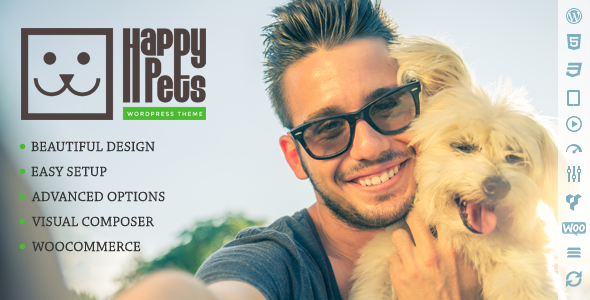 Happy Pets Preview Wordpress Theme - Rating, Reviews, Preview, Demo & Download