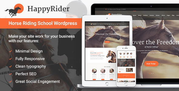 Happy Rider Preview Wordpress Theme - Rating, Reviews, Preview, Demo & Download