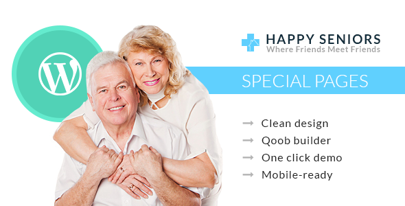 Happy Seniors Preview Wordpress Theme - Rating, Reviews, Preview, Demo & Download