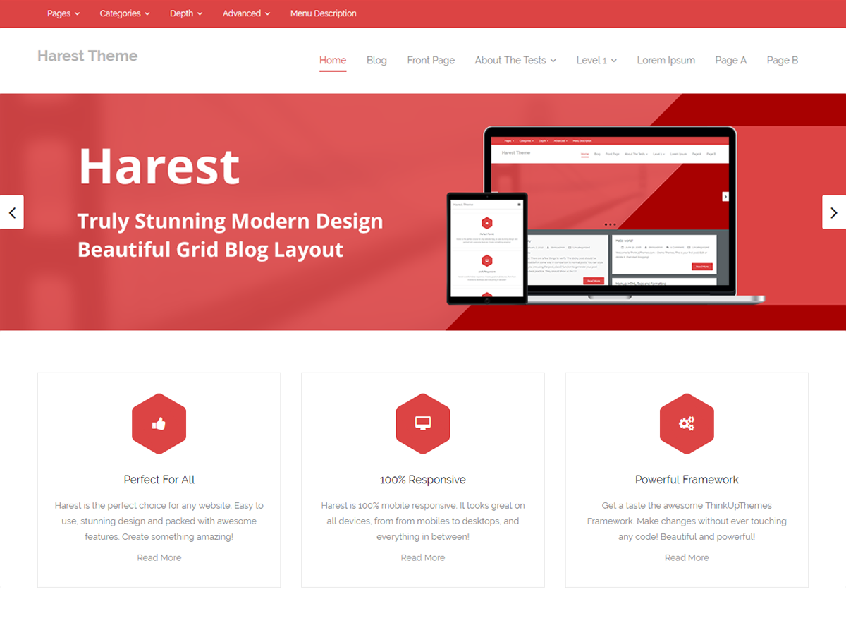 Harest Preview Wordpress Theme - Rating, Reviews, Preview, Demo & Download