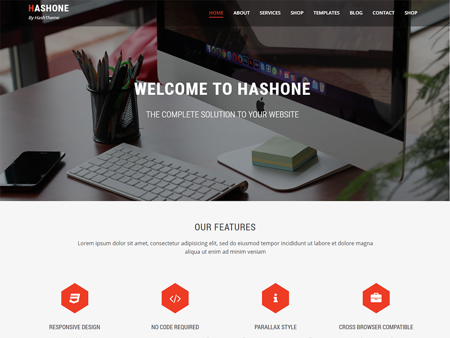 Hashone Preview Wordpress Theme - Rating, Reviews, Preview, Demo & Download