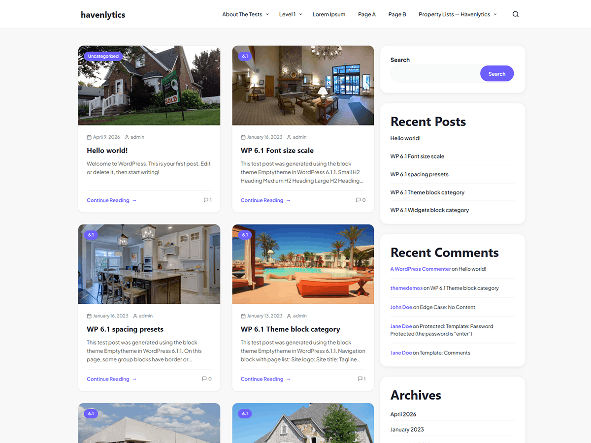 Havenlytics Realty Preview Wordpress Theme - Rating, Reviews, Preview, Demo & Download