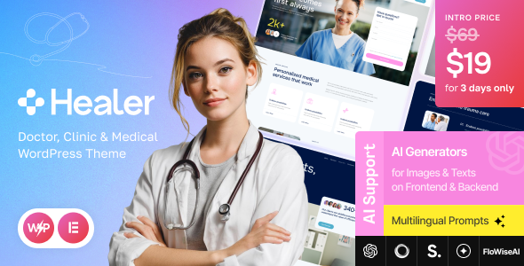 Healer Preview Wordpress Theme - Rating, Reviews, Preview, Demo & Download