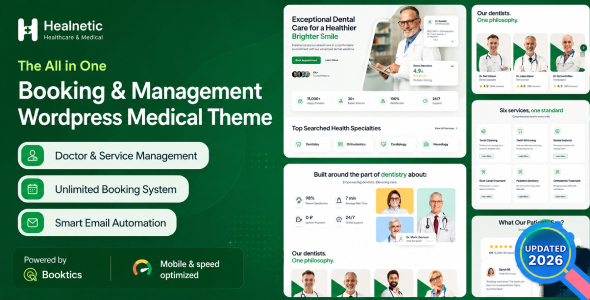 Healnetic Preview Wordpress Theme - Rating, Reviews, Preview, Demo & Download