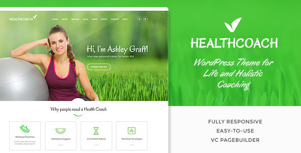 Health Coach Preview Wordpress Theme - Rating, Reviews, Preview, Demo & Download