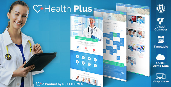 Health Plus Preview Wordpress Theme - Rating, Reviews, Preview, Demo & Download